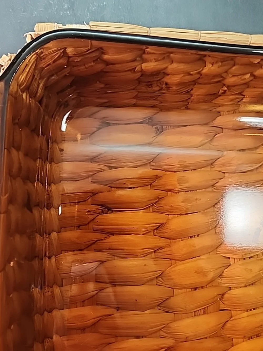 Anchor Hocking Amber-Style Rectangular Glass Tray - Picture 5 of 16